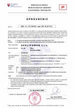 Ministerstvo obrany - oprávnenie na opravy, projektovanie, odborné prehliadky a skúšky v objektoch MO a ozbrojených síl SR