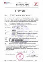 Ministerstvo obrany - oprávnenie na opravy, projektovanie, odborné prehliadky a skúšky v objektoch MO a ozbrojených síl SR